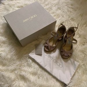 Jimmy Choo Wedge - Alanah 105 Ballet Pink